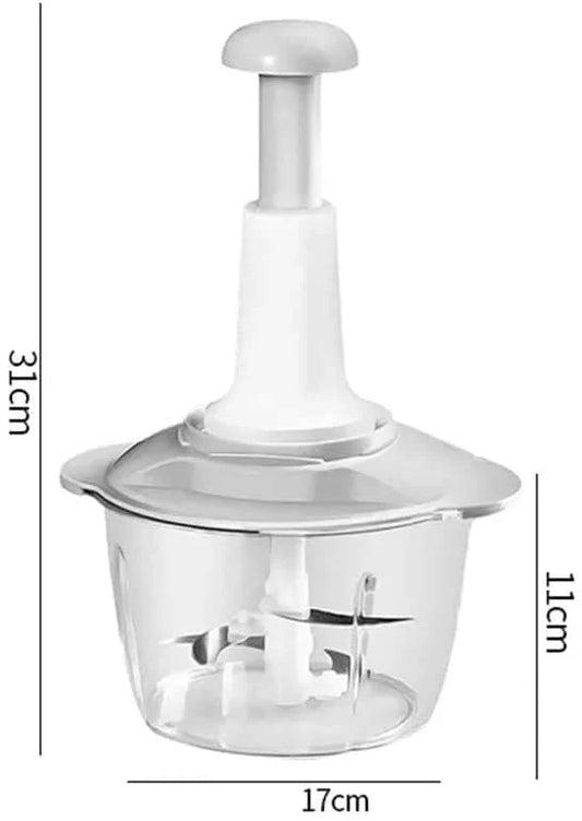 Multifunctional Hand Pat Chopper and Mixer 1.5L