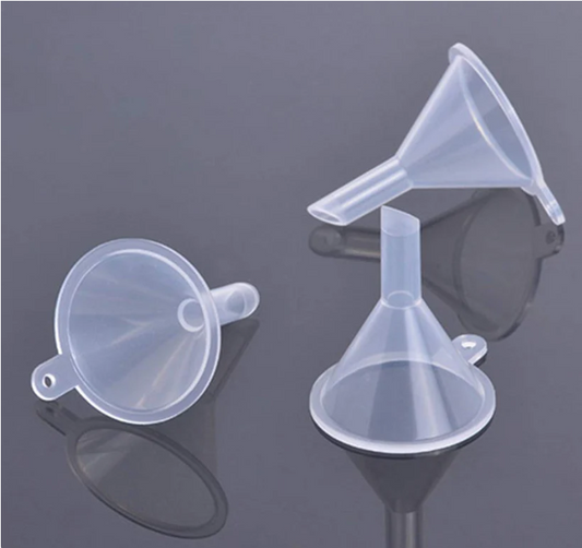 3 Pcs Transparent Mini Plastic funnel