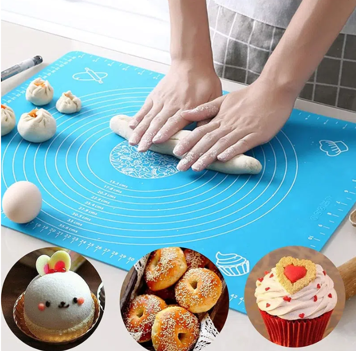 Silicone Kitchen Kneading Dough Mat Cooking Cake Baking Mat