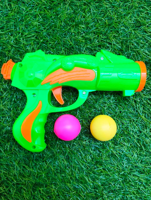 01 Pc Super Gun and Ball Set for Kids - Kids Ball Gun