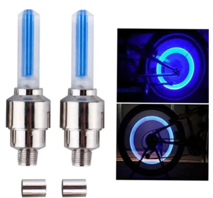 02 Pcs Car Wheel LED Light Motorcycle Bike Light