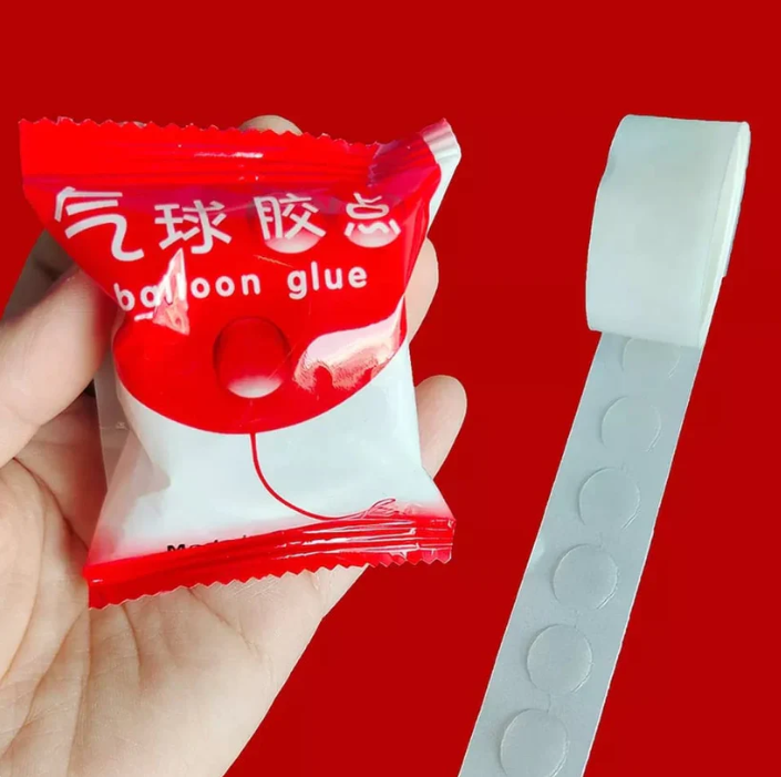 100 Pcs Adhesive Double Tape for Balloons