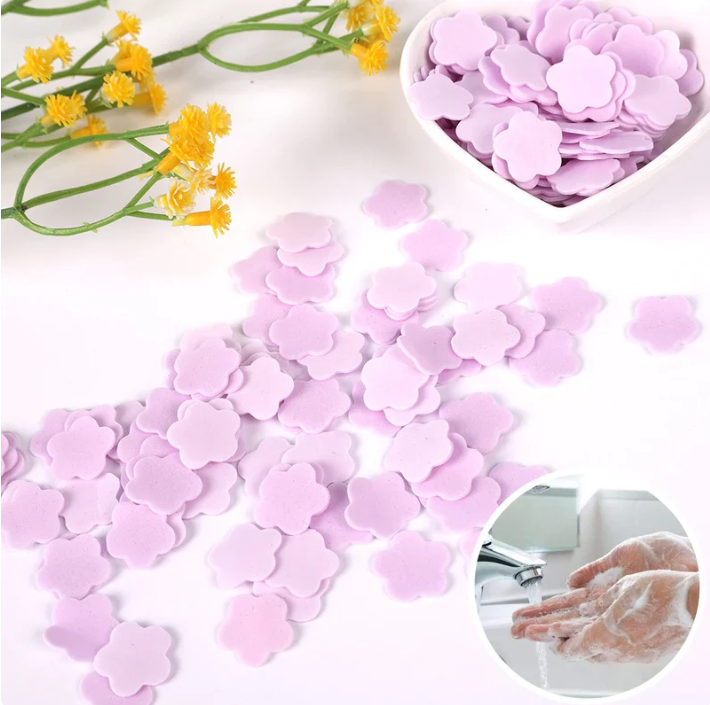 Travel Flower Soap Paper