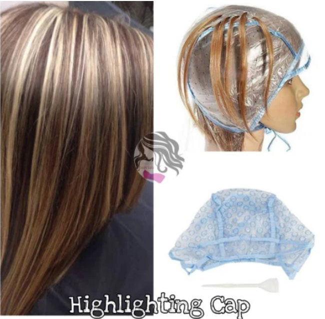 Hair Streaking Highlighting Tipping Frosting Cap