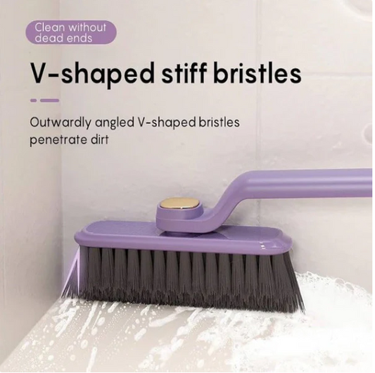 Rotating V Shaped Hard Bristle Cleaning Brush