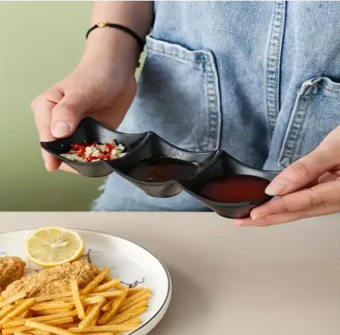 3 Portable Sauce Dip Bowls