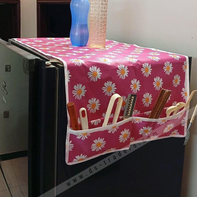 Fridge Cover Organizer - Waterproof Appliance Cover - Kitchen Organizer Cover - PEVA Fridge Cover
