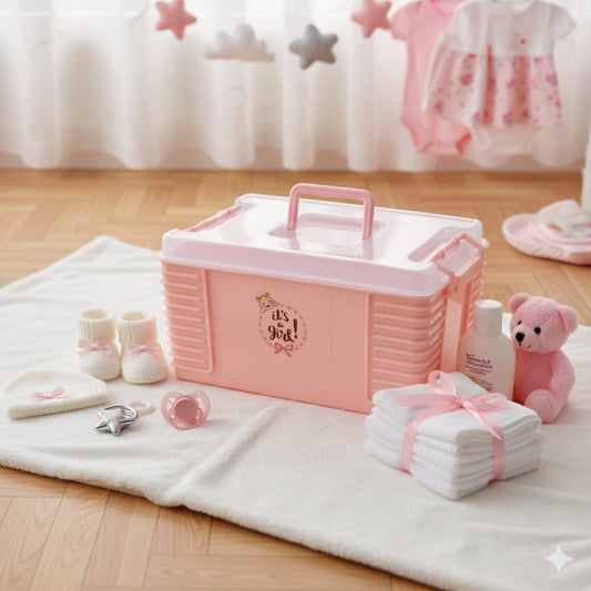 Baby Accessories Box - Newborn Gift Pack - Baby Essentials Organizer