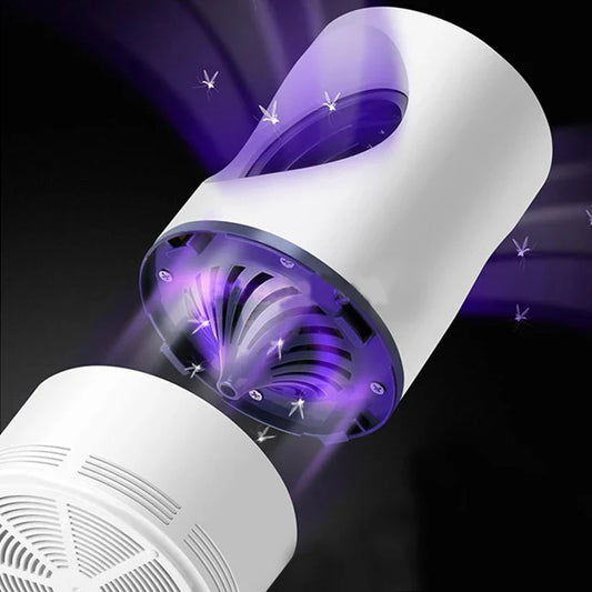 USB Operated Mosquito Killer Lamp - Silent LED Insect Trap for Home & Outdoor Use