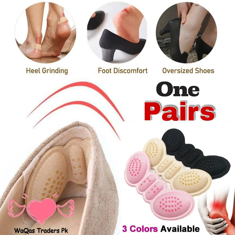 01 Pcs Adhesive Heel Insoles