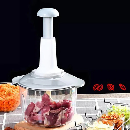 Multifunctional Hand Pat Chopper and Mixer 1.5L