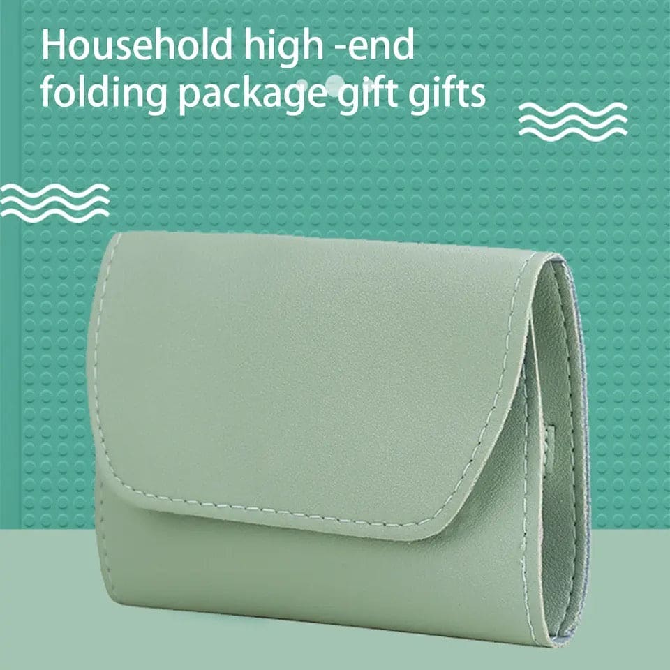 Set Of 16 Nail Clipper - Stainless Steel Manicure Kit With Folding Bag (Random Color)