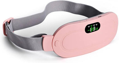 Periods Cramp Relief Belt - Rechargeable Electric Heating Pad - Menstrual Pain Relief Device