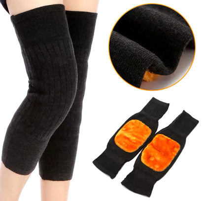 01 Pcs Pain Relief Winter Warm Wool Knee Pads - Elastic Knees Sleeves Support Protector
