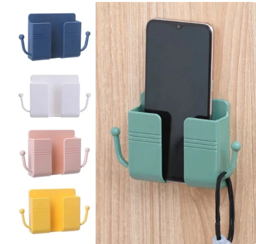Wall Mounted Remote Control Mobile Phone Holder