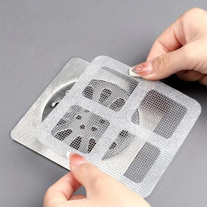Pack of 20 Drain Net - Drain Sticker Cover - Floor Drain Sticker For Kitchen Bathroom Hair And Insects Anti Clogging Filter Net