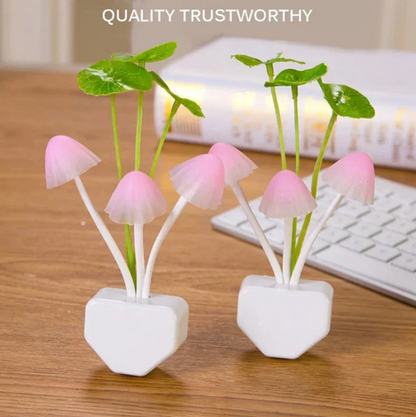 02 Pcs Sensor LED Mushroom Night Light