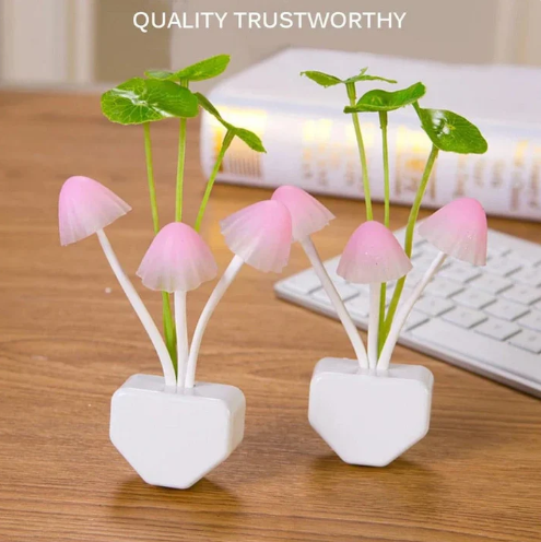 02 Pcs Sensor LED Mushroom Night Light