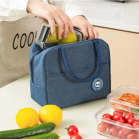Portable Thermal Insulated Lunch Bag - Thermal Food Bag - Hot And Cold Lunch Box Bag