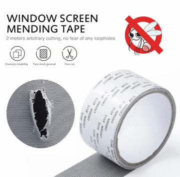 02 Pcs Window Net Mesh Screen Repair Tape (5x200cm)