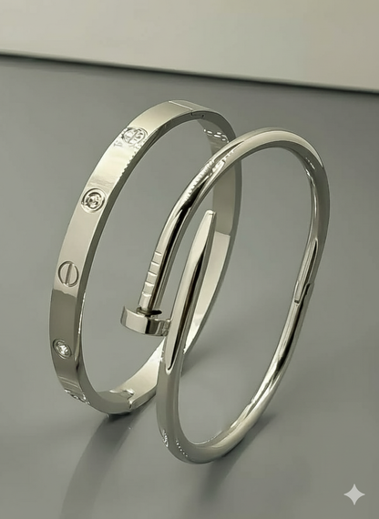 Silver Plated Stainless Steel Cartier Combo Deal For Her