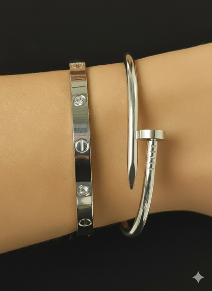 Silver Plated Stainless Steel Cartier Combo Deal For Her