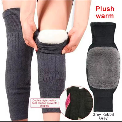 01 Pcs Pain Relief Winter Warm Wool Knee Pads - Elastic Knees Sleeves Support Protector