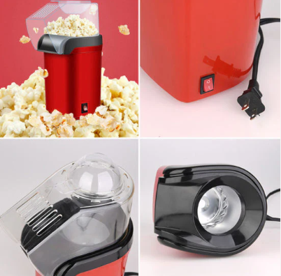 Oil Free Popcorn Maker - Electric Popcorn Maker