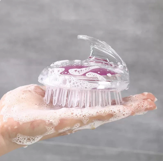 Silicone Scalp Massager and Hair Cleansing Brush