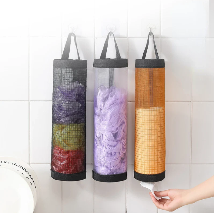 Multi Purpose Hanging Shopper Holder - Hanging bag organizer