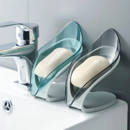 01 Pcs Leaf Shape Smart Soap Holder