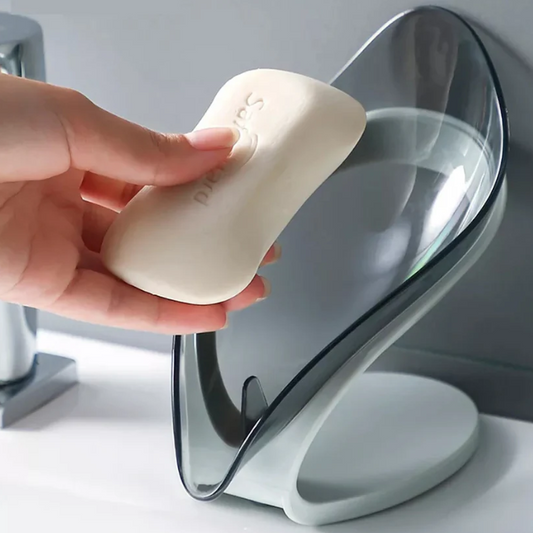 01 Pcs Leaf Shape Smart Soap Holder
