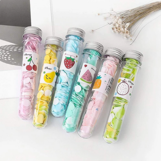 03 Pcs Disposable Mini Scented Paper Soap Tube