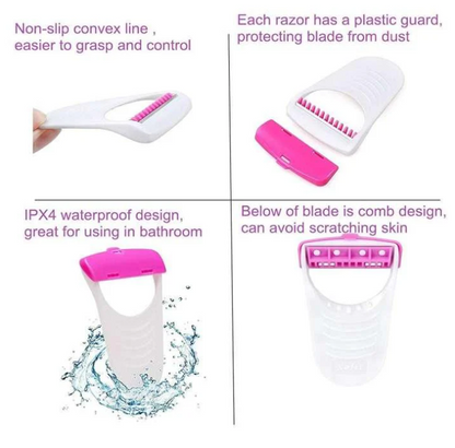 06 Pcs Ladies Womens Girls Shaver Trimmer