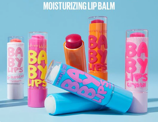 Baby Lips Renewing Moisturizing Lip Balm (Random Flavour)