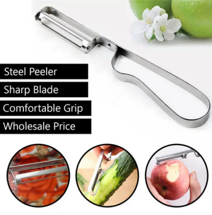 01 Pcs Stainless Steel Knife Fruit & Vegetable Peeler
