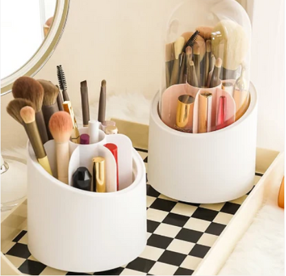 360 Degree Rotating Makeup Brush Storage Capsule Shape Box