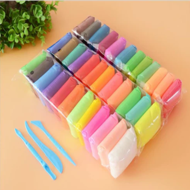 Pack of 12 Colors Foam Clay Dough