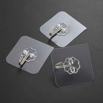 05 Pcs Self Adhesive Door Wall Hangers Hooks - No-Drill Wall hooks