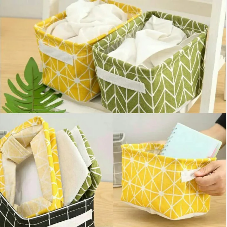 Foldable Storage Organizing Basket - Space Saving Clothes & Home Organizer