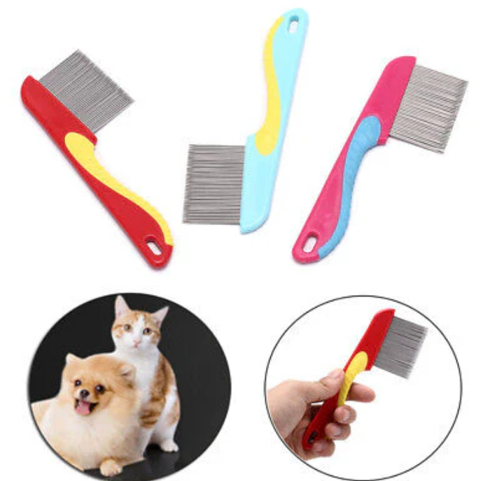 01 Pc Professional Stainless Steel Hair Lice Comb