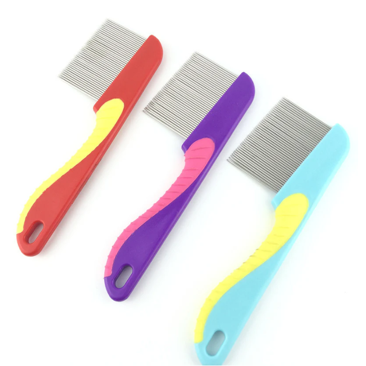 01 Pc Professional Stainless Steel Hair Lice Comb