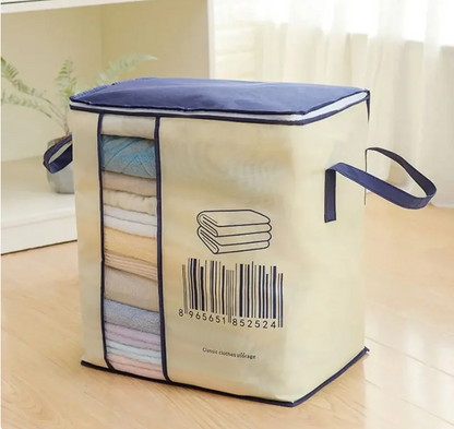 Jumbo Size Multipurpose Storage Bag & Organizer for Clothes & Blanket