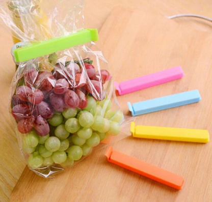 12 Pcs Portable Kitchen Storage Food Sealing Bag Clips
