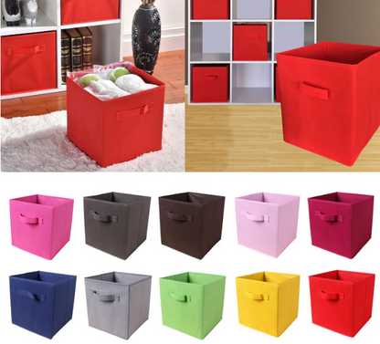 Versatile Foldable Fabric Storage Cube Box