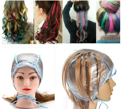Hair Streaking Highlighting Tipping Frosting Cap
