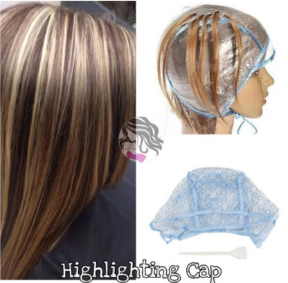 Hair Streaking Highlighting Tipping Frosting Cap