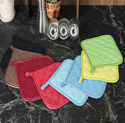 01 Pcs Printed Heat Resistant Kitchen fabric Pot Holder