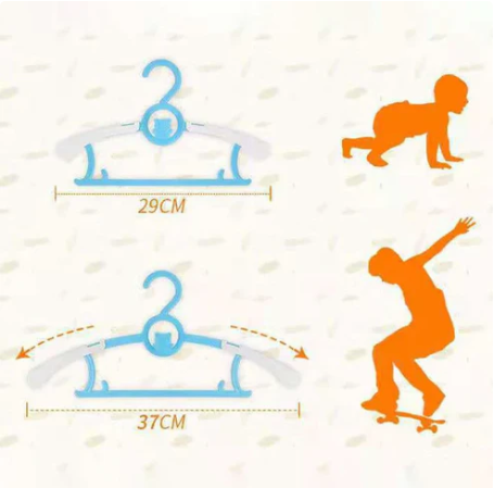 01 Pcs Plastic Foldable Clothes Hanger