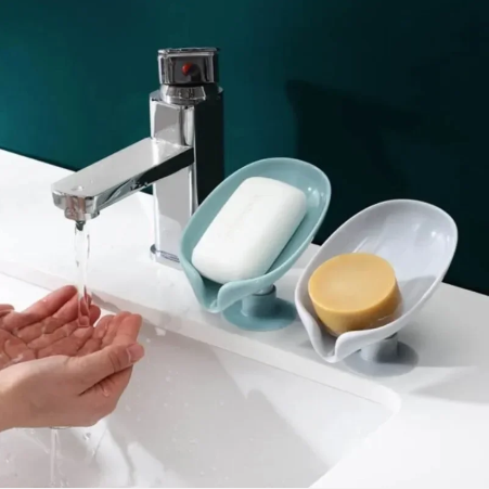 01 Pcs Drain Soap Holder - Draining Soap Dish for Bathroom, Sink & Kitchen Use